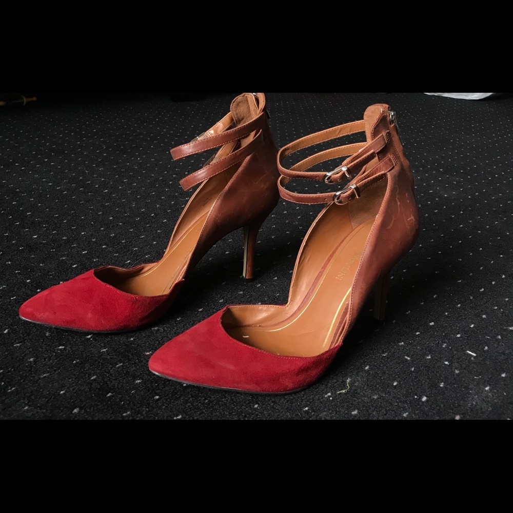 Enzo Angiolini Color Blocked Strapped Heel